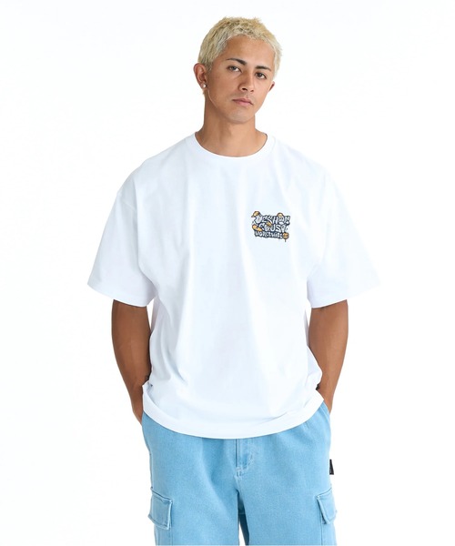 DC SHOES(ディーシーシューズ)の「DC SHOES メンズ 26 SK CREW SS Tシャツ 【2026年春夏モデル】/バックプリント半袖Tシャツ(Tシャツ/カットソー・メンズ・ホワイト/ブラック/ベージュ・MEDIUM/LARGE/X-LARGE)」の6枚目の写真