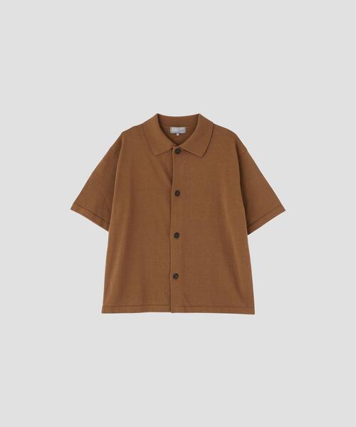 MARGARET HOWELL（マーガレットハウエル）の「COTTON SILK（カーディガン/ボレロ・メンズ・ブラウン/ブラック・MEDIUM/LARGE）」の16枚目の写真