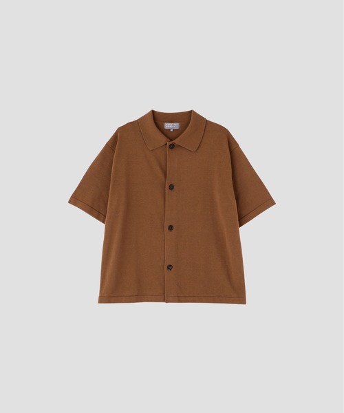 MARGARET HOWELL（マーガレットハウエル）の「COTTON SILK（カーディガン/ボレロ・メンズ・ブラウン/ブラック・MEDIUM/LARGE）」の8枚目の写真