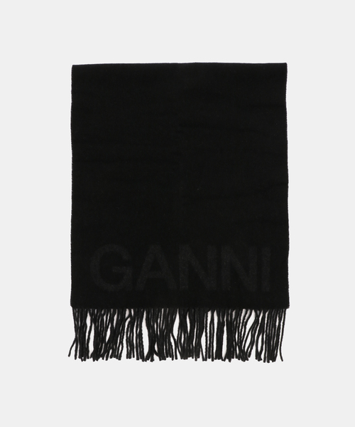 セール】GANNI｜ガニーのバンダナ/スカーフ（ブラック/黒色系