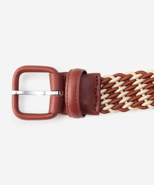 MAISON BOINET(メゾンボワネ)の「MAISON BOINET | 30mm メッシュベルト WOMEN(ベルト・レディース・Brick・75)」の3枚目の写真