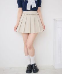 ウエストフリルミニスカート