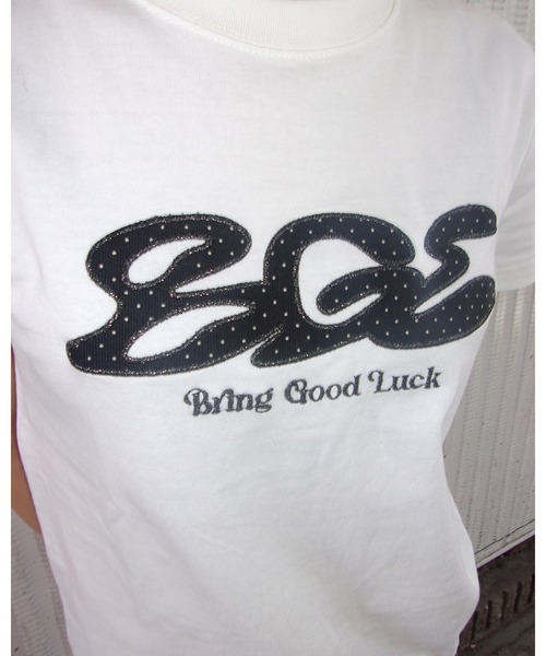 BGL(ビージーエル)の「DOT LOGO TEE / ドット / 水玉 / 韓国ストリート / ロゴ / アップリケ 半袖Tシャツ(Tシャツ/カットソー・レディース・ブラック系1/ブラック系2/ホワイト系1/ホワイト系2・XS/S/M)」の19枚目の写真