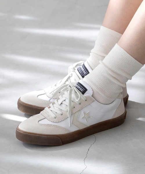CONVERSE（コンバース）の「CONVERSE コンバース ROADCLASSIC ロードクラシック SK SY OX ローカット スニーカー（スニーカー・レディース・ホワイト/ブラック・23.0cm/23.5cm/24.0cm/24.5cm/25.0cm/25.5cm/26.0cm）」の4枚目の写真