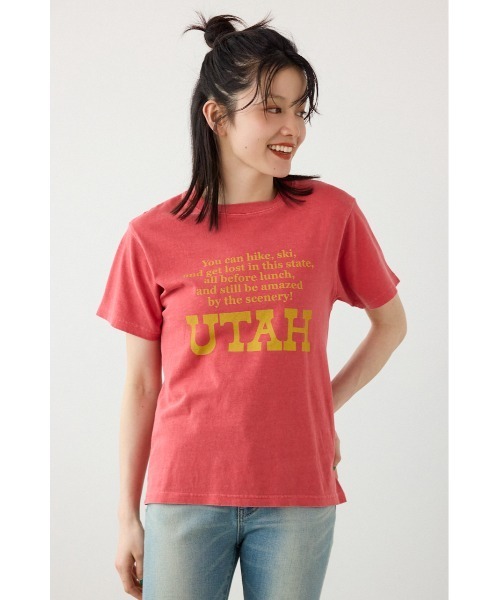 RODEO CROWNS WIDE BOWL(ロデオクラウンズワイドボウル)の「アソートMessage Tシャツ(Tシャツ/カットソー・レディース・レッド/オフホワイト/チャコールグレー・FREE)」の3枚目の写真