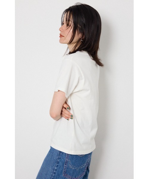 RODEO CROWNS WIDE BOWL(ロデオクラウンズワイドボウル)の「アソートMessage Tシャツ(Tシャツ/カットソー・レディース・レッド/オフホワイト/チャコールグレー・FREE)」の5枚目の写真