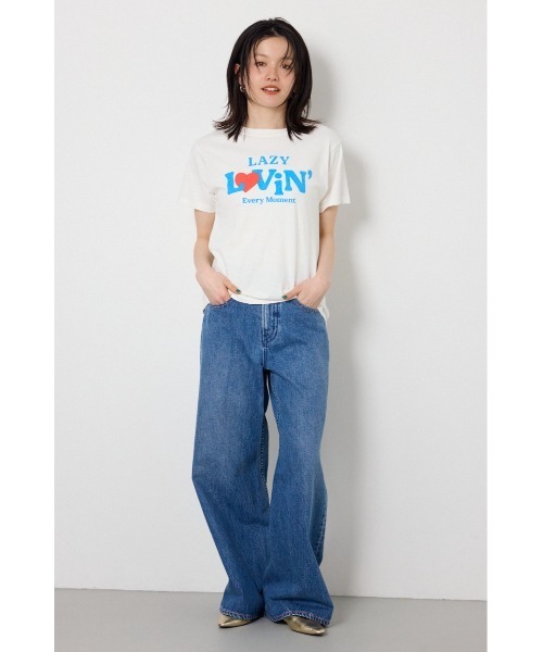 RODEO CROWNS WIDE BOWL(ロデオクラウンズワイドボウル)の「アソートMessage Tシャツ(Tシャツ/カットソー・レディース・レッド/オフホワイト/チャコールグレー・FREE)」の7枚目の写真