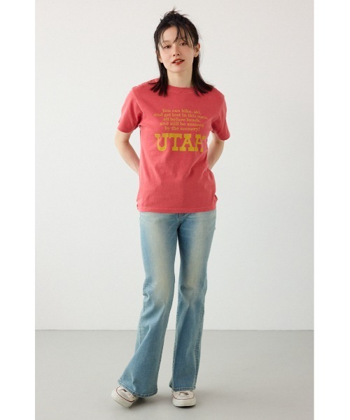 RODEO CROWNS WIDE BOWL(ロデオクラウンズワイドボウル)の「アソートMessage Tシャツ(Tシャツ/カットソー・レディース・レッド/オフホワイト/チャコールグレー・FREE)」の12枚目の写真