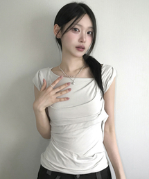 FLAREUP（フレアアップ）の「【ZOZO限定】Layered Bustier T-Shirt (FL-108_Cloud White)（Tシャツ/カットソー）」