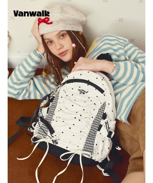 VANWALK（バンウォーク）の「April Backpack [White]（バックパック/リュック・レディース・ホワイト・FREE）」の2枚目の写真