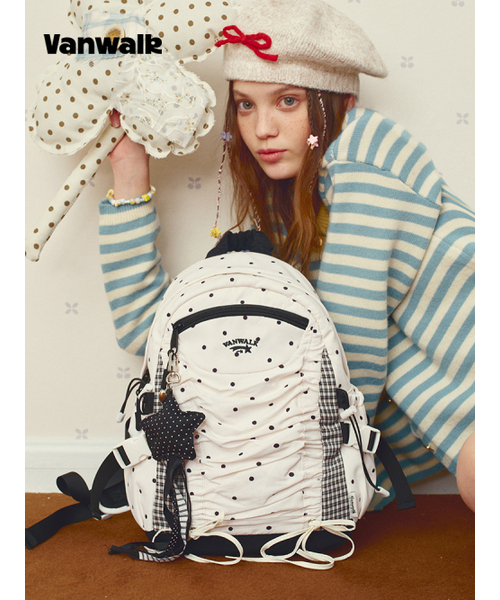 VANWALK（バンウォーク）の「April Backpack [White]（バックパック/リュック・レディース・ホワイト・FREE）」の3枚目の写真