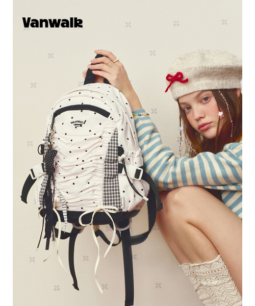VANWALK（バンウォーク）の「April Backpack [White]（バックパック/リュック・レディース・ホワイト・FREE）」の4枚目の写真