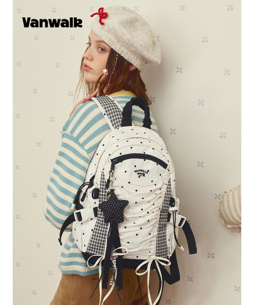 VANWALK（バンウォーク）の「April Backpack [White]（バックパック/リュック・レディース・ホワイト・FREE）」の5枚目の写真