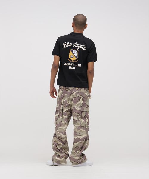 AVIREX(アヴィレックス)の「《WEB&DEPOT限定》BLUE ANGELS S/S POLO / ブルー エンジェルス ポロシャツ / AVIREX / アヴィレックス(ポロシャツ・メンズ・オリーブ系/ブラック/オレンジ/ホワイト・2XL/XL/M/L)」の14枚目の写真
