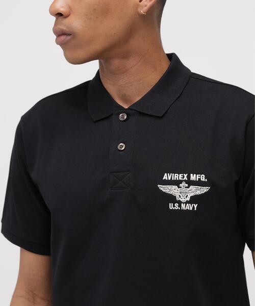 AVIREX(アヴィレックス)の「《WEB&DEPOT限定》BLUE ANGELS S/S POLO / ブルー エンジェルス ポロシャツ / AVIREX / アヴィレックス(ポロシャツ・メンズ・オリーブ系/ブラック/オレンジ/ホワイト・2XL/XL/M/L)」の18枚目の写真