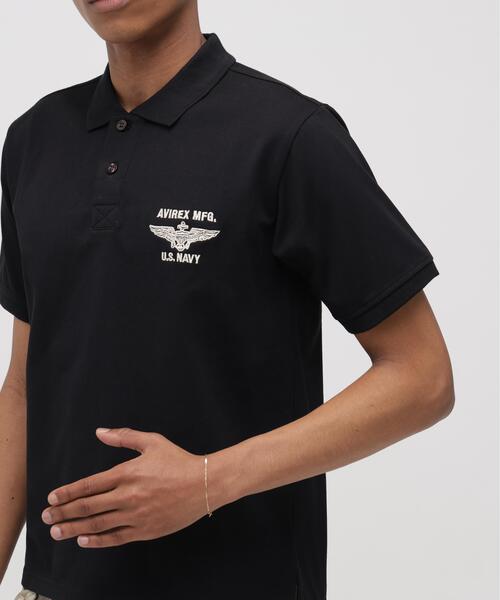 AVIREX(アヴィレックス)の「《WEB&DEPOT限定》BLUE ANGELS S/S POLO / ブルー エンジェルス ポロシャツ / AVIREX / アヴィレックス(ポロシャツ・メンズ・オリーブ系/ブラック/オレンジ/ホワイト・2XL/XL/M/L)」の19枚目の写真