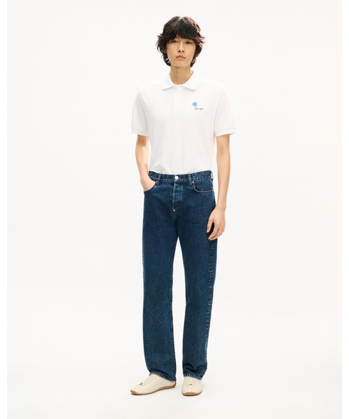 KENZO(ケンゾー)の「'KENZO Tulip' エンブロイダリー スリム ポロ イン コットン(ポロシャツ・メンズ・ホワイト系その他・LARGE/MEDIUM/SMALL)」の2枚目の写真