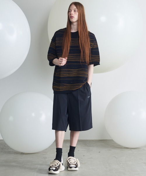 MAISON SPECIAL（メゾンスペシャル）の「《UNISEX》【PERTEX】Prime-Wide One-tuck Shorts/【パーテックス】プライムワイドワンタックショーツ【MAISON SPECIAL/メゾンスペシャル】■セットアップ対応■（その他パンツ・メンズ・ブラック/グレー/チャコールグレー・0/1/2）」の6枚目の写真