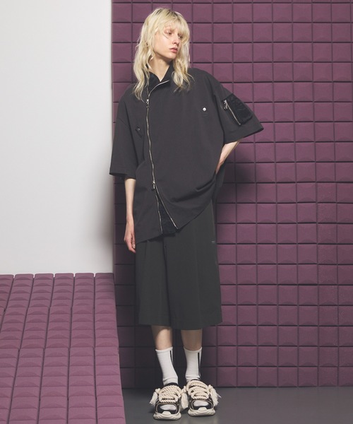 MAISON SPECIAL（メゾンスペシャル）の「《UNISEX》【PERTEX】Prime-Wide One-tuck Shorts/【パーテックス】プライムワイドワンタックショーツ【MAISON SPECIAL/メゾンスペシャル】■セットアップ対応■（その他パンツ・メンズ・ブラック/グレー/チャコールグレー・0/1/2）」の10枚目の写真