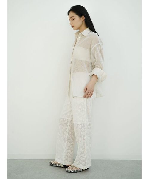 FIKA.（フィーカ）の「Lace easy pants（その他パンツ・レディース・ブラック/ホワイト・MEDIUM）」の8枚目の写真