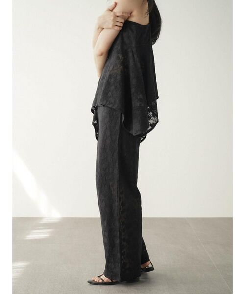 FIKA.（フィーカ）の「Lace easy pants（その他パンツ・レディース・ブラック/ホワイト・MEDIUM）」の15枚目の写真