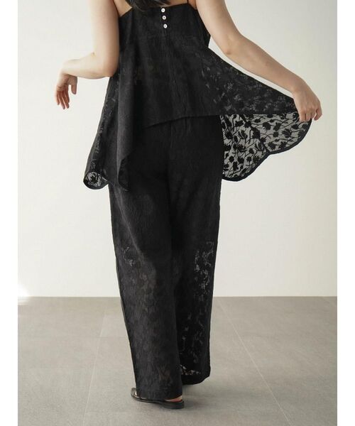 FIKA.（フィーカ）の「Lace easy pants（その他パンツ・レディース・ブラック/ホワイト・MEDIUM）」の16枚目の写真