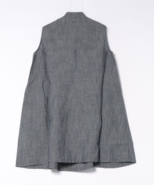 KENZO（ケンゾー）の「ショート ドレス イン ウォッシュド ミックス リネン デニム（ワンピース・レディース・ブルー系その他・SMALL/MEDIUM）」の8枚目の写真