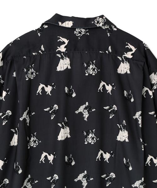 DANKE SCHON（ダンケシェーン）の「【WEB&DEPOT限定】DankeSchon/ダンケシェーン/DOG S/S SHIRTS（シャツ/ブラウス・レディース・チャコールグレー・M/L/XL）」の6枚目の写真