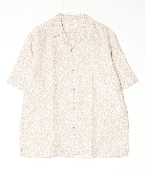 BANANA REPUBLIC FACTORY STORE(バナナリパブリック ファクトリーストア)の「BANANA REPUBLIC FACTORY STORE リネンブレンドプリントリゾートシャツ(シャツ/ブラウス・メンズ・グリーン/マルチ・L/XL/S/M)」の5枚目の写真