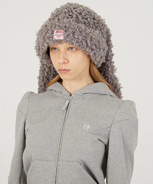 STUDIOUS（ステュディオス）の「【BASICKS/ベーシックス】Rabbit Headwear/ラビットヘッドウェアー（ニットキャップ/ビーニー・レディース・ブラック/ブラウン/グレー・S/M）」の9枚目の写真