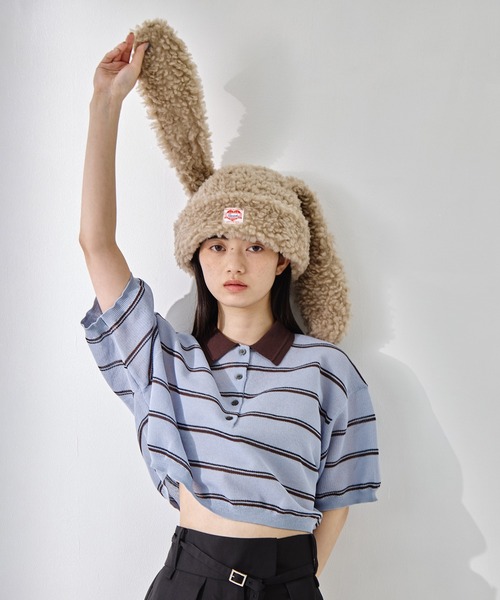 STUDIOUS(ステュディオス)の「【BASICKS/ベーシックス】Rabbit Headwear/ラビットヘッドウェアー(ニットキャップ/ビーニー・レディース・ブラック/ブラウン/グレー・S/M)」の14枚目の写真