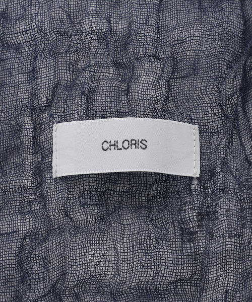 Spick & Span(スピックアンドスパン)の「《新色有り / 追加》CHLORIS / クロリス リネンストール(ストール/ショール・レディース・ネイビー/ベージュ/グレー・FREE)」の8枚目の写真