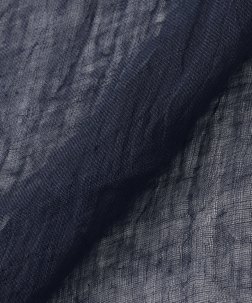 Spick & Span(スピックアンドスパン)の「《新色有り / 追加》CHLORIS / クロリス リネンストール(ストール/ショール・レディース・ネイビー/ベージュ/グレー・FREE)」の14枚目の写真