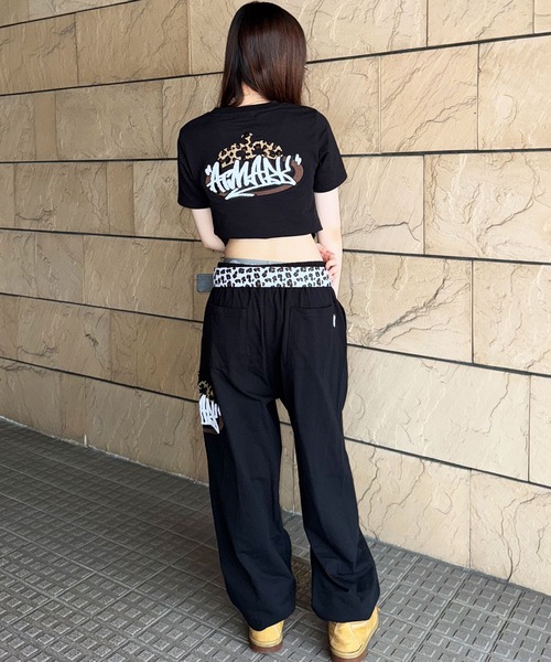 ATMARK(アットマーク)の「《フリーサイズ / UNISEX 》ATMARK クラウンロゴサガラ刺繍スウェットパンツ セットアップ可能(スウェットパンツ・メンズ・ブラック系1/ブラック系3/ホワイト系1/ホワイト系2/ホワイト系3/ブラック系2・FREE)」の12枚目の写真
