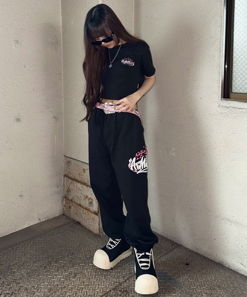 ATMARK(アットマーク)の「《フリーサイズ / UNISEX 》ATMARK クラウンロゴサガラ刺繍スウェットパンツ セットアップ可能(スウェットパンツ・メンズ・ブラック系1/ブラック系3/ホワイト系1/ホワイト系2/ホワイト系3/ブラック系2・FREE)」の18枚目の写真