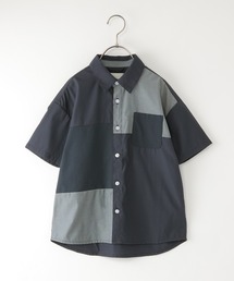 ikka | 【親子コーデ】 ブロックス半袖シャツ (110cm~160cm)(シャツ/ブラウス)