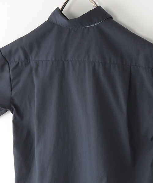 ikka(イッカ)の「【親子コーデ】 ブロックス半袖シャツ (110cm~160cm)(シャツ/ブラウス・キッズ・ネイビー/ホワイト・S/M/L/XL/XS)」の21枚目の写真
