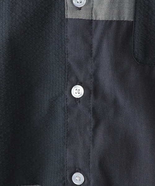 ikka(イッカ)の「【親子コーデ】 ブロックス半袖シャツ (110cm~160cm)(シャツ/ブラウス・キッズ・ネイビー/ホワイト・S/M/L/XL/XS)」の19枚目の写真