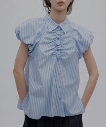 Ameri（アメリ）の「MEDI BALLOON SHOULDER GATHER BLOUSE（シャツ/ブラウス）」