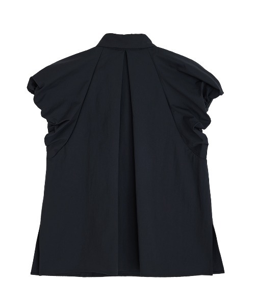 Ameri(アメリ)の「MEDI BALLOON SHOULDER GATHER BLOUSE(シャツ/ブラウス・レディース・ホワイト/ネイビー/マルチ・SMALL/MEDIUM)」の13枚目の写真
