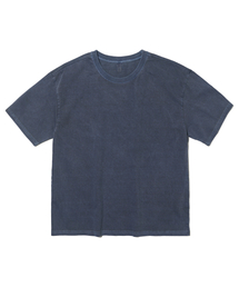 OTHERFITS（アザーフィッツ）の「ピグメントプレーンクロップ半袖Tシャツ（ネイビー）（Tシャツ/カットソー）」