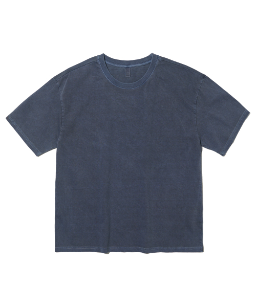 OTHERFITS(アザーフィッツ)の「ピグメントプレーンクロップ半袖Tシャツ(ネイビー)(Tシャツ/カットソー・メンズ・その他・FREE)」の1枚目の写真
