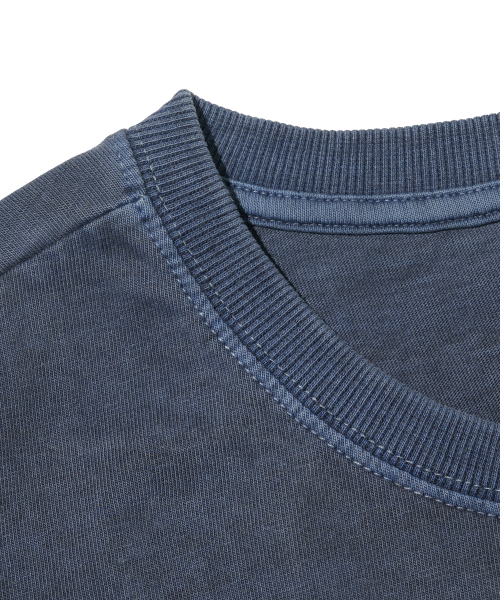 OTHERFITS(アザーフィッツ)の「ピグメントプレーンクロップ半袖Tシャツ(ネイビー)(Tシャツ/カットソー・メンズ・その他・FREE)」の3枚目の写真