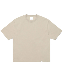 NM PLAIN CROP T-SHIRT - BEIGE