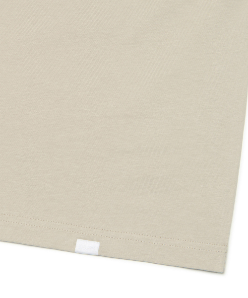 NOMANUAL（NOMANUAL）の「NM PLAIN CROP T-SHIRT - BEIGE（Tシャツ/カットソー・レディース・その他・SMALL/MEDIUM/LARGE/X-LARGE）」の5枚目の写真