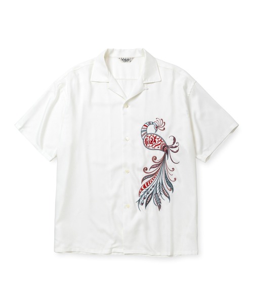 CALEE（キャリー）の「× MIHO MURAKAMI EMBROIDERY SH（Tシャツ/カットソー・メンズ・ピンク/ホワイト・X-LARGE/LARGE/MEDIUM）」の2枚目の写真