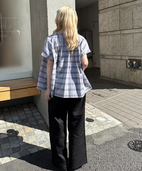 GEVACO(ゲバコ)の「【GEVACO/ゲバコ】コットンリネンイージーパンツ(その他パンツ・レディース・ブラック系その他/ブラック/ベージュ・LARGE/SMALL/MEDIUM)」の4枚目の写真
