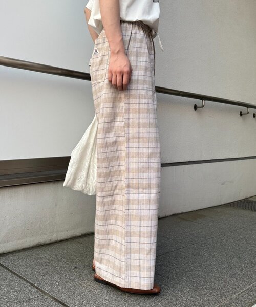 GEVACO(ゲバコ)の「【GEVACO/ゲバコ】コットンリネンイージーパンツ(その他パンツ・レディース・ブラック系その他/ブラック/ベージュ・LARGE/SMALL/MEDIUM)」の7枚目の写真