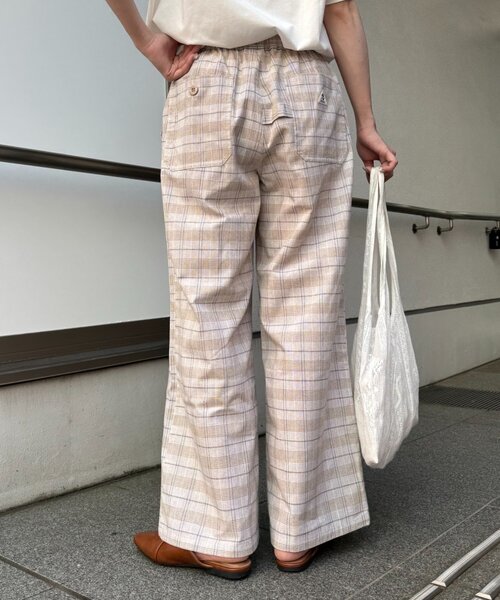 GEVACO(ゲバコ)の「【GEVACO/ゲバコ】コットンリネンイージーパンツ(その他パンツ・レディース・ブラック系その他/ブラック/ベージュ・LARGE/SMALL/MEDIUM)」の9枚目の写真