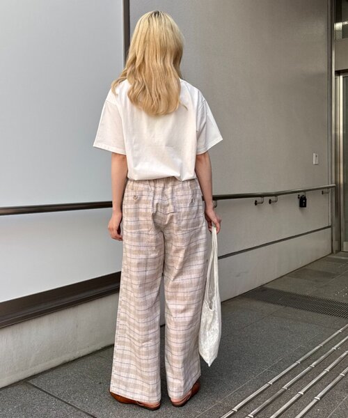 GEVACO(ゲバコ)の「【GEVACO/ゲバコ】コットンリネンイージーパンツ(その他パンツ・レディース・ブラック系その他/ブラック/ベージュ・LARGE/SMALL/MEDIUM)」の12枚目の写真